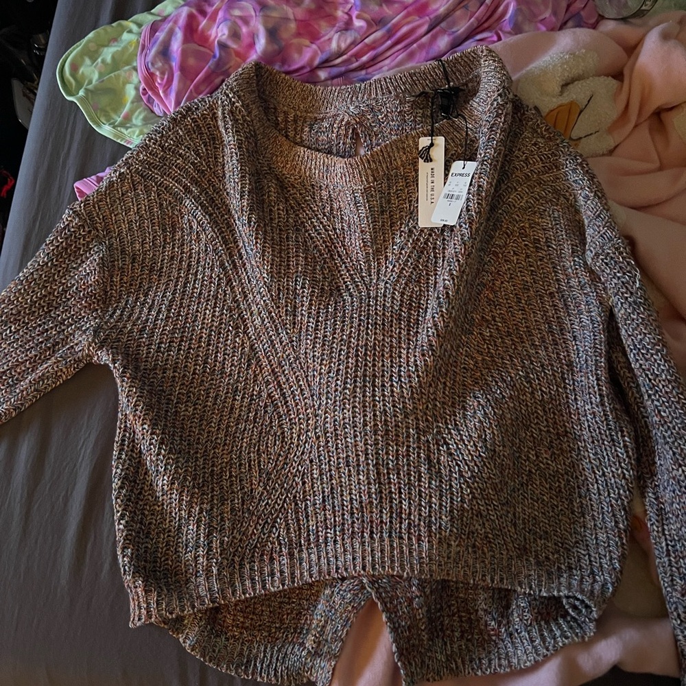 Express Women's Marled Knit Sweater